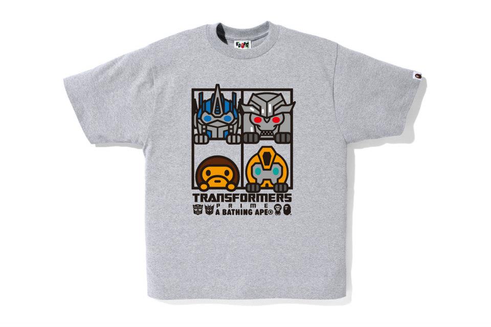 APE BAPE TRANSFORMERS トランスフォーマー　tシャツ XL ☆新品☆ XL トランスフォーマー BAPE マイロ Tシャツ a bathing